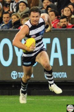 Dangerfield sidesteps and drives another Cat attack