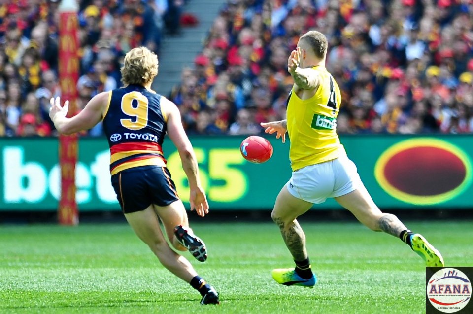 Martin's run was too good for Rory Sloane.