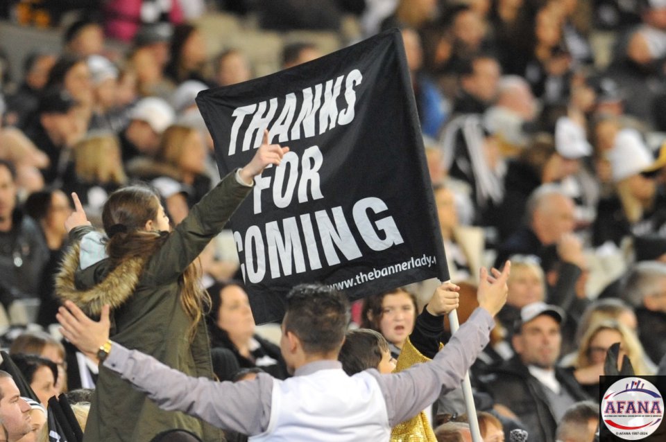 Collingwood Cheersquad message to the Carlton fans