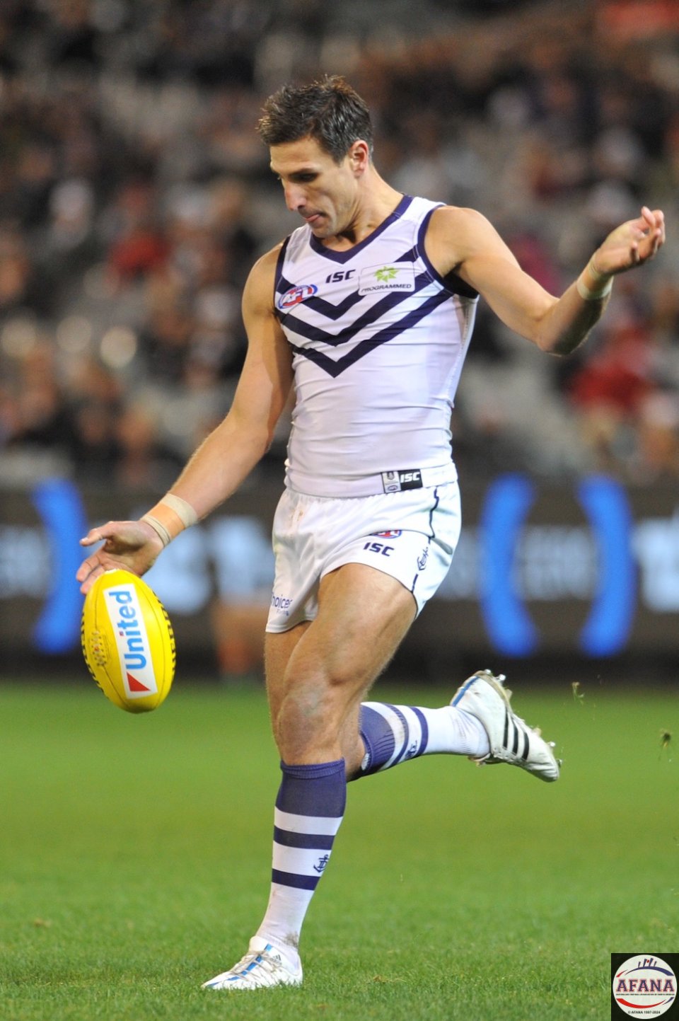 Matthew Pavlich keeps his goal scoring record at the MCG intact during his last game at the ground