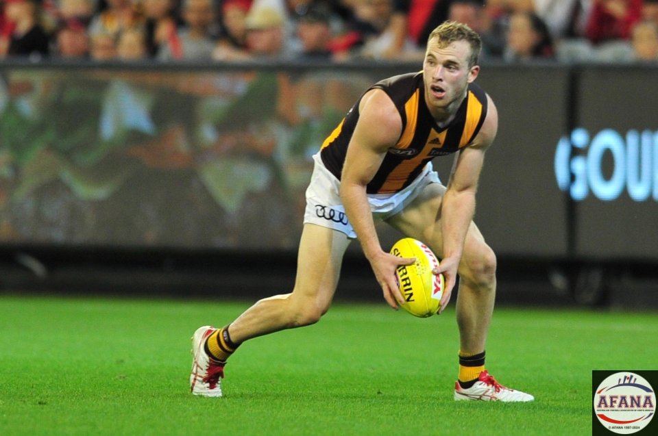 New recruit Tom Mitchell on the wing