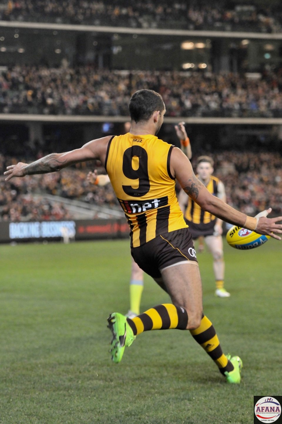 Silky smooth skills from the 300 game premiership player as he scores