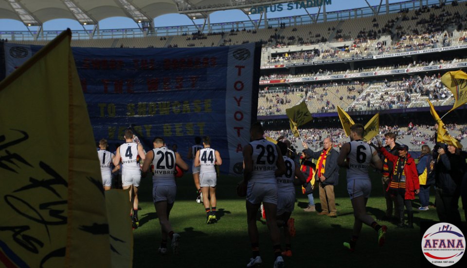 AFL Fremantle v Adelaide, 2018 Optus Stadium.