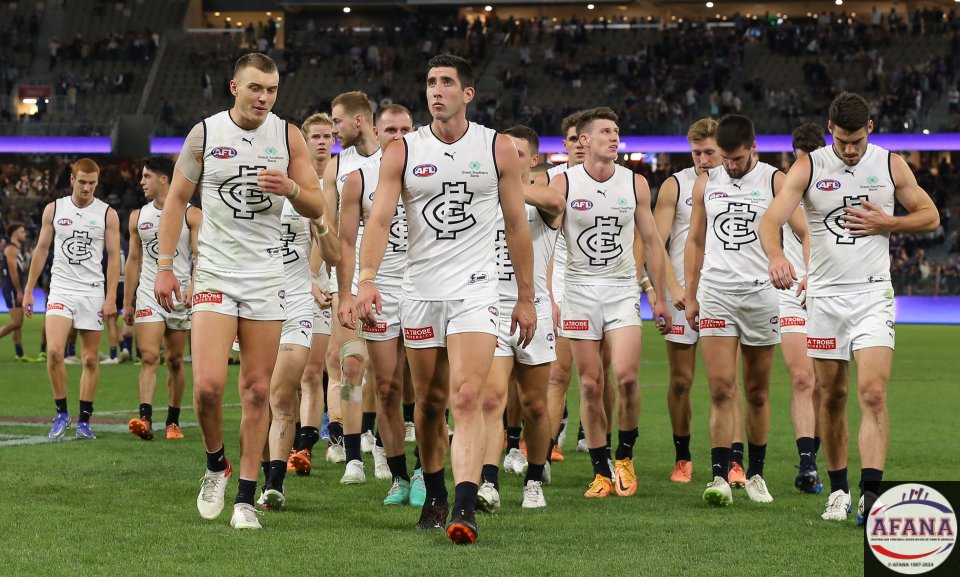 Carlton defeated by the Dockers